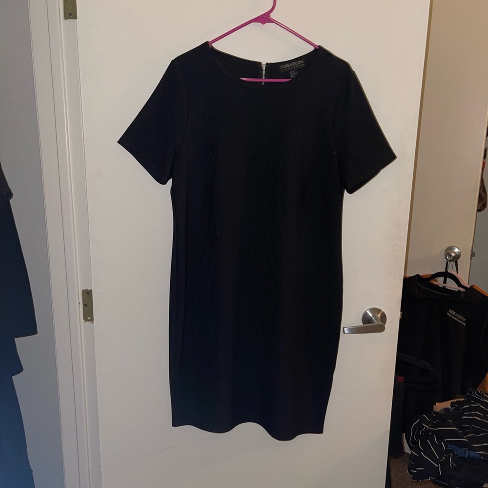 Black shirt Dress (knee length)